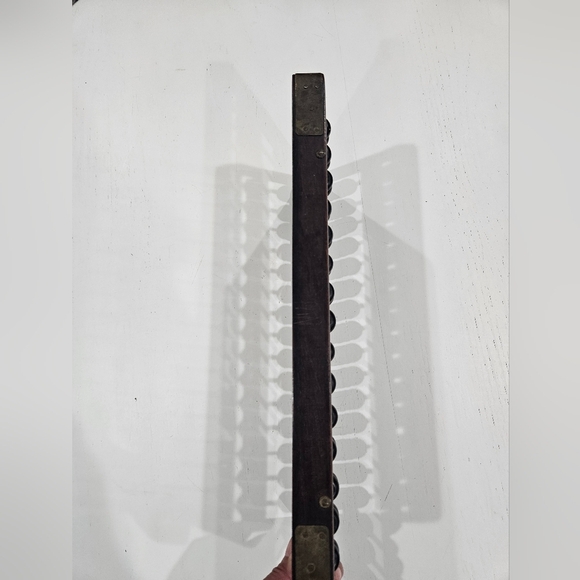 Vintage Wooden Abacus with Black Beads - Picture 4 of 5